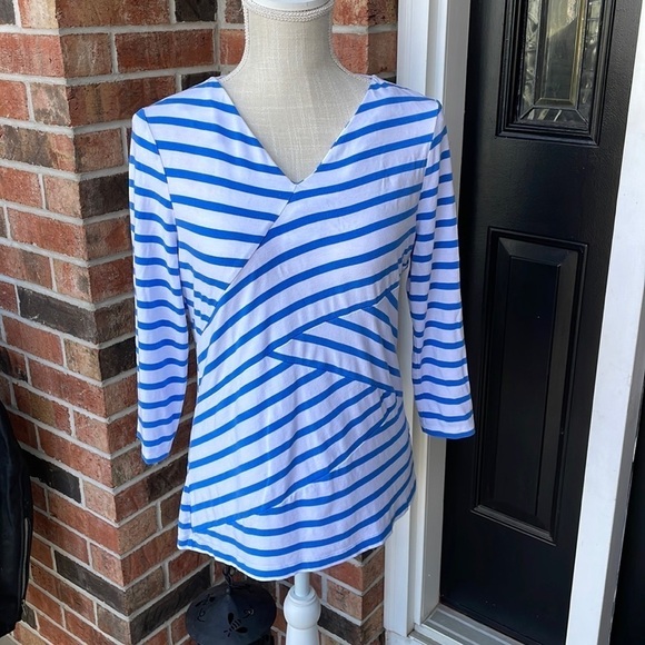 Talbots Petites Striped Shirts - Picture 1 of 6
